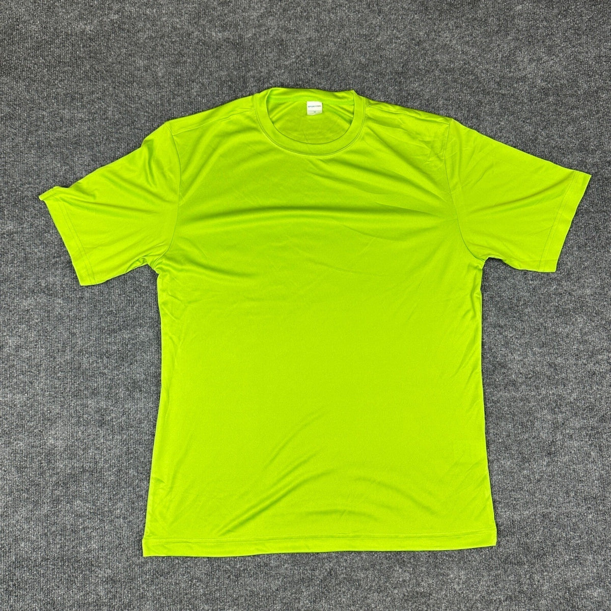 Sport-Tek ST350 Competitor Tee Mens M Lime Shock NWT