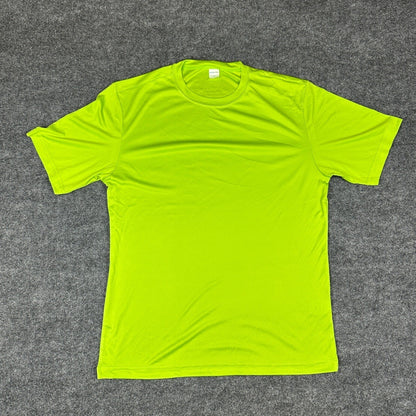 Sport-Tek ST350 Competitor Tee Mens M Lime Shock NWT
