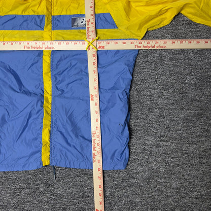 Vintage New Balance Windbreaker Jacket Mens L Yellow Blue