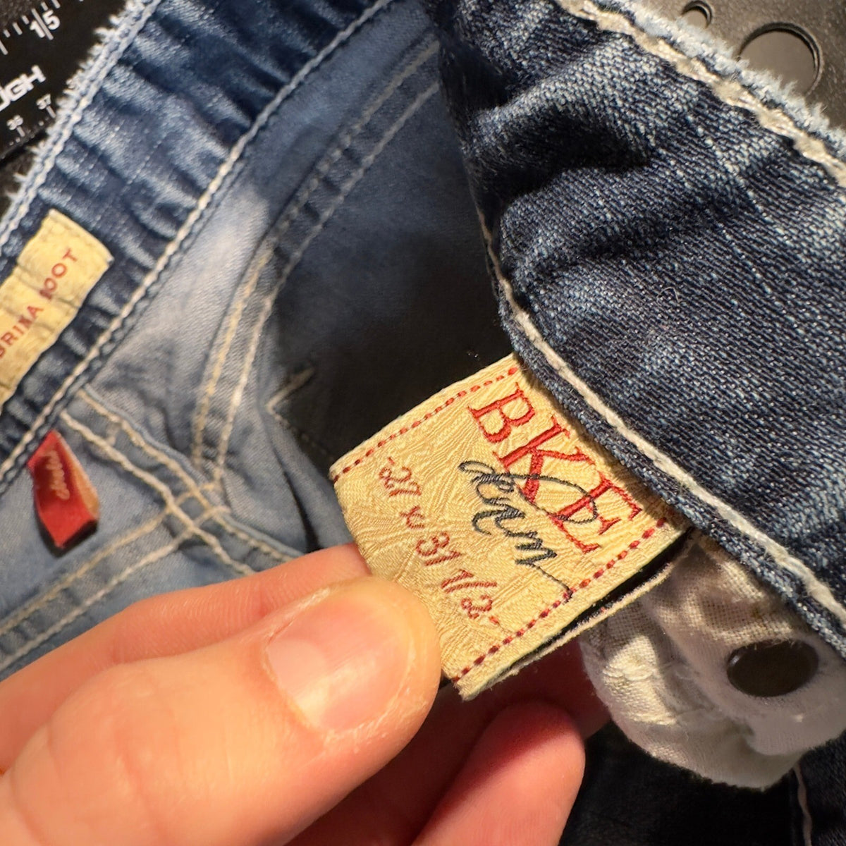 Vintage BKE Sabrina Bootcut Jeans Womens 27 Blue Distressed