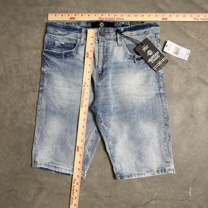 NWT Jordan Craig Denim Shorts Mens 32 Blue Baggy Streetwear