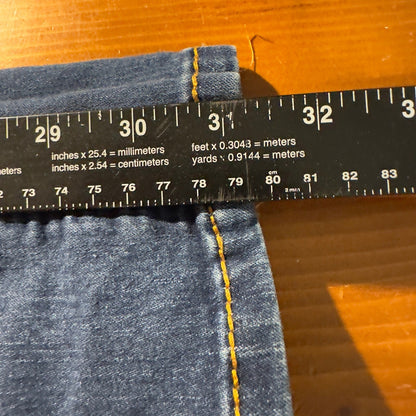 Vintage Vanity Premium Skinny Jeans Womens 29x32 Dark Blue