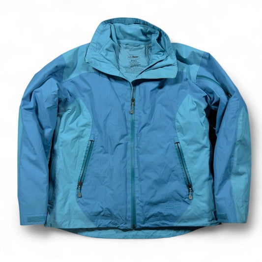 L.L. Bean Women's Jacket M Blue Polyester Outdoor Shell