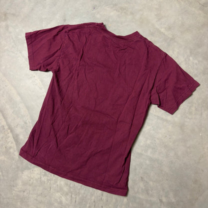 Erased Project Graphic T-Shirt Mens Medium Maroon Skate Tee