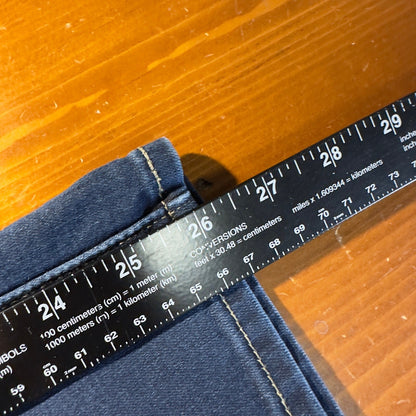 Levi's 711 Skinny Jeans Womens 29 Dark Blue Stretch