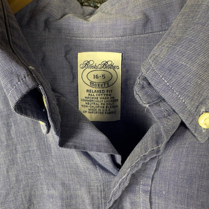 Vintage Brooks Brothers Makers Shirt Mens 16-5 Made in USA
