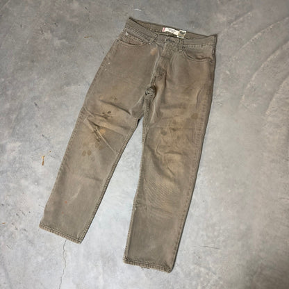 Vintage Y2K Levis 550 Relaxed Fit Jeans Mens 34x30 Khaki