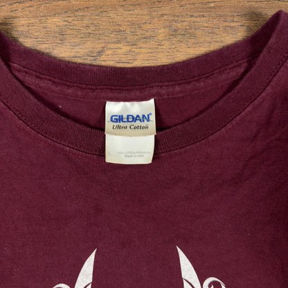 Kris Lager Band Phoenix Graphic T-Shirt Mens L Maroon Blues