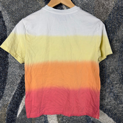 Polo Ralph Lauren Big Pony Tee Boys M 10-12 Ombre Dip Dye