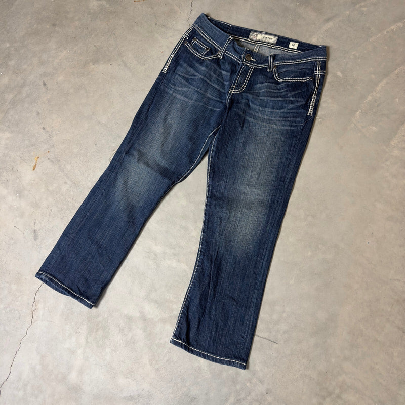 BKE Payton Bootcut Jeans Womens 30 Dark Wash Low Rise Y2K