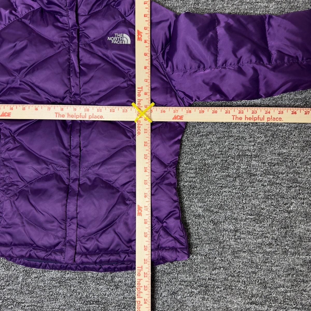 The North Face 550 Down Puffer Jacket Womens XS Purple
