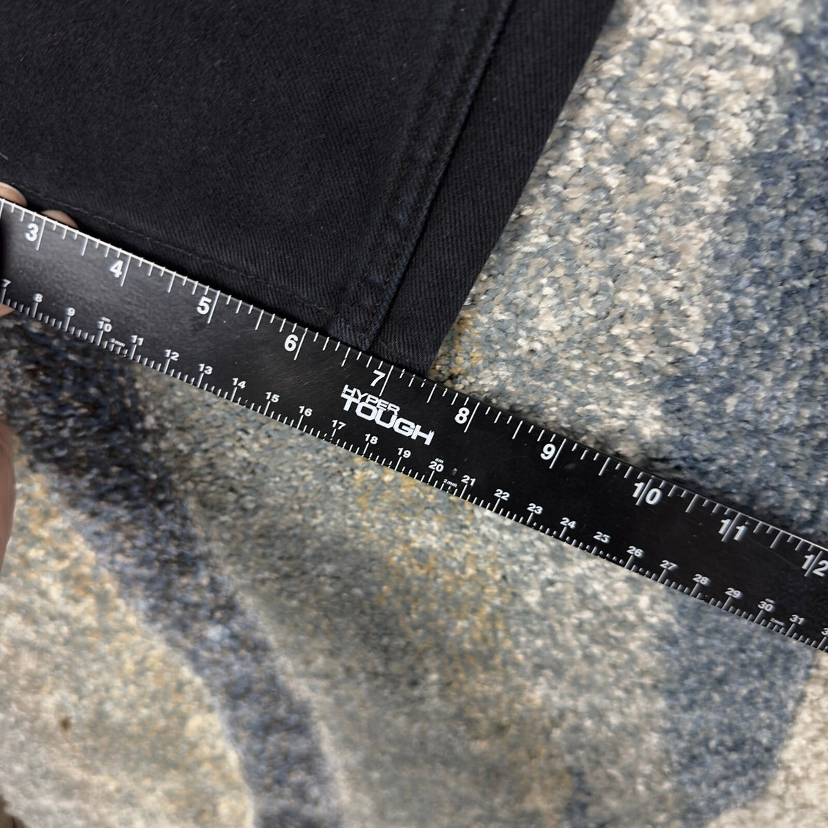 Vintage Eddie Bauer Straight Jeans Womens 12 Black High Rise