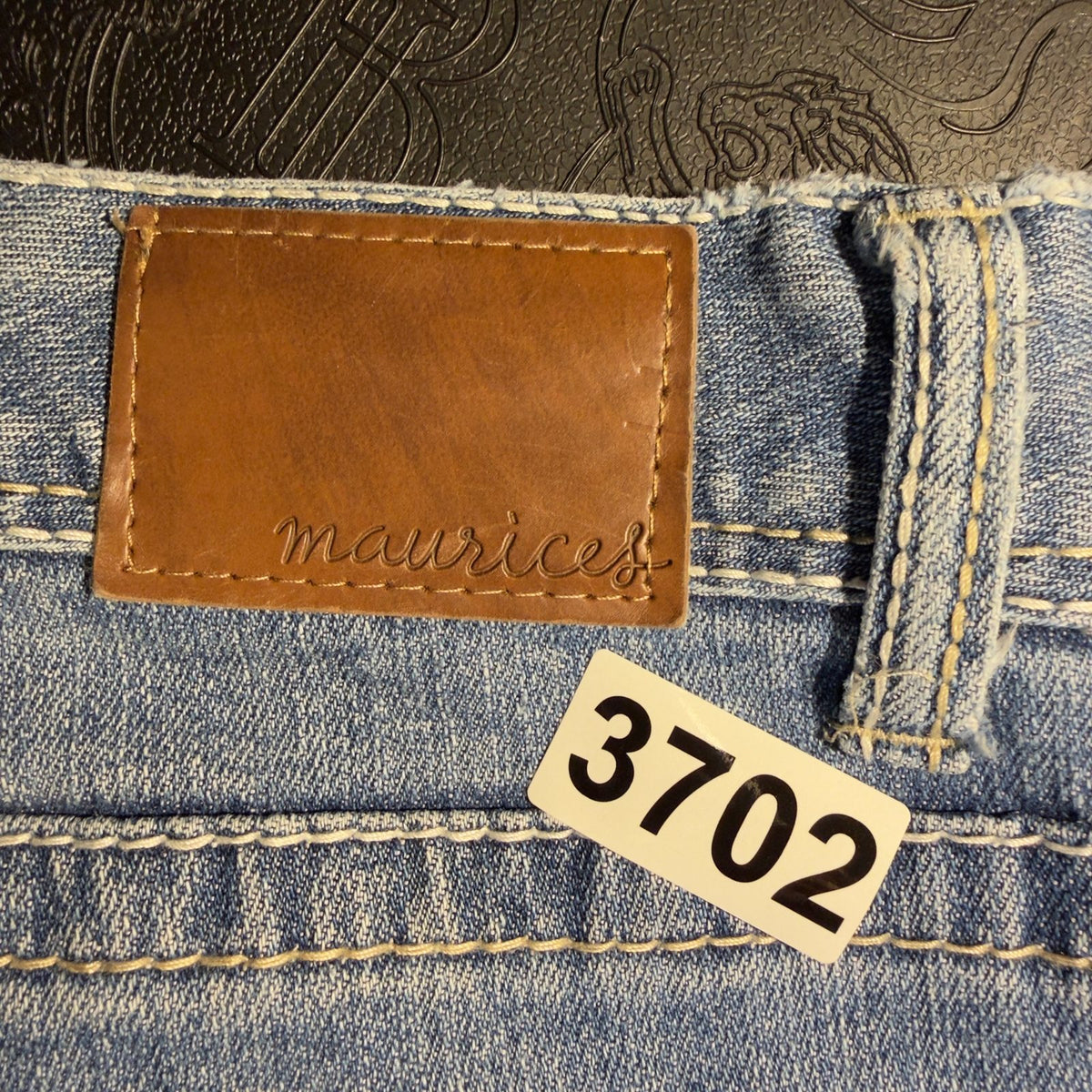 Maurices Baggy Bootcut Jeans Womens 7/8 Short Blue