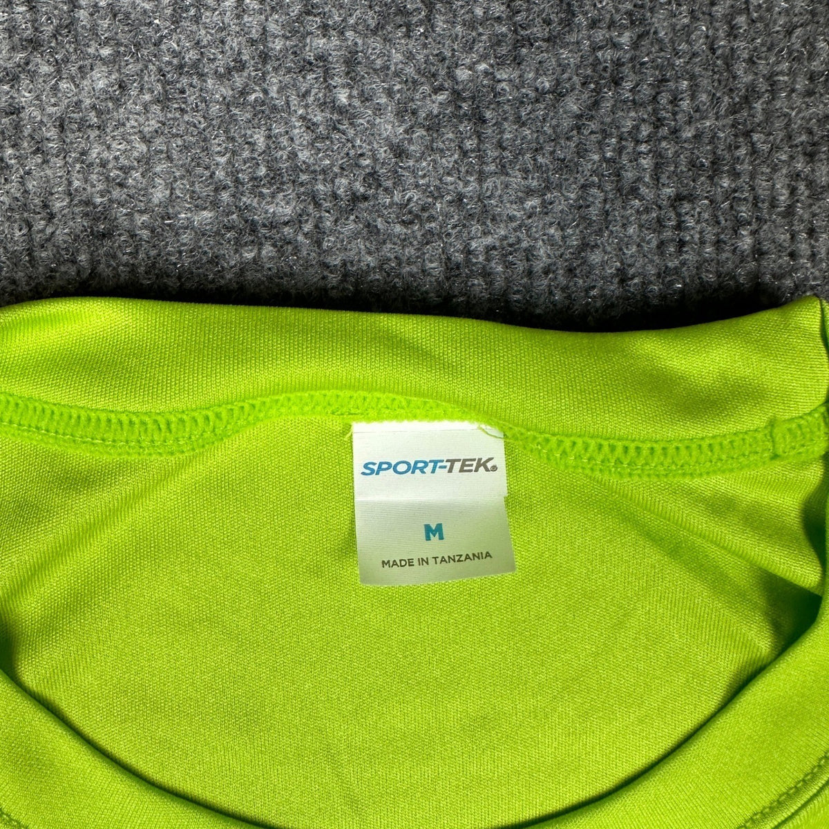 Sport-Tek ST350 Competitor Tee Mens M Lime Shock NWT