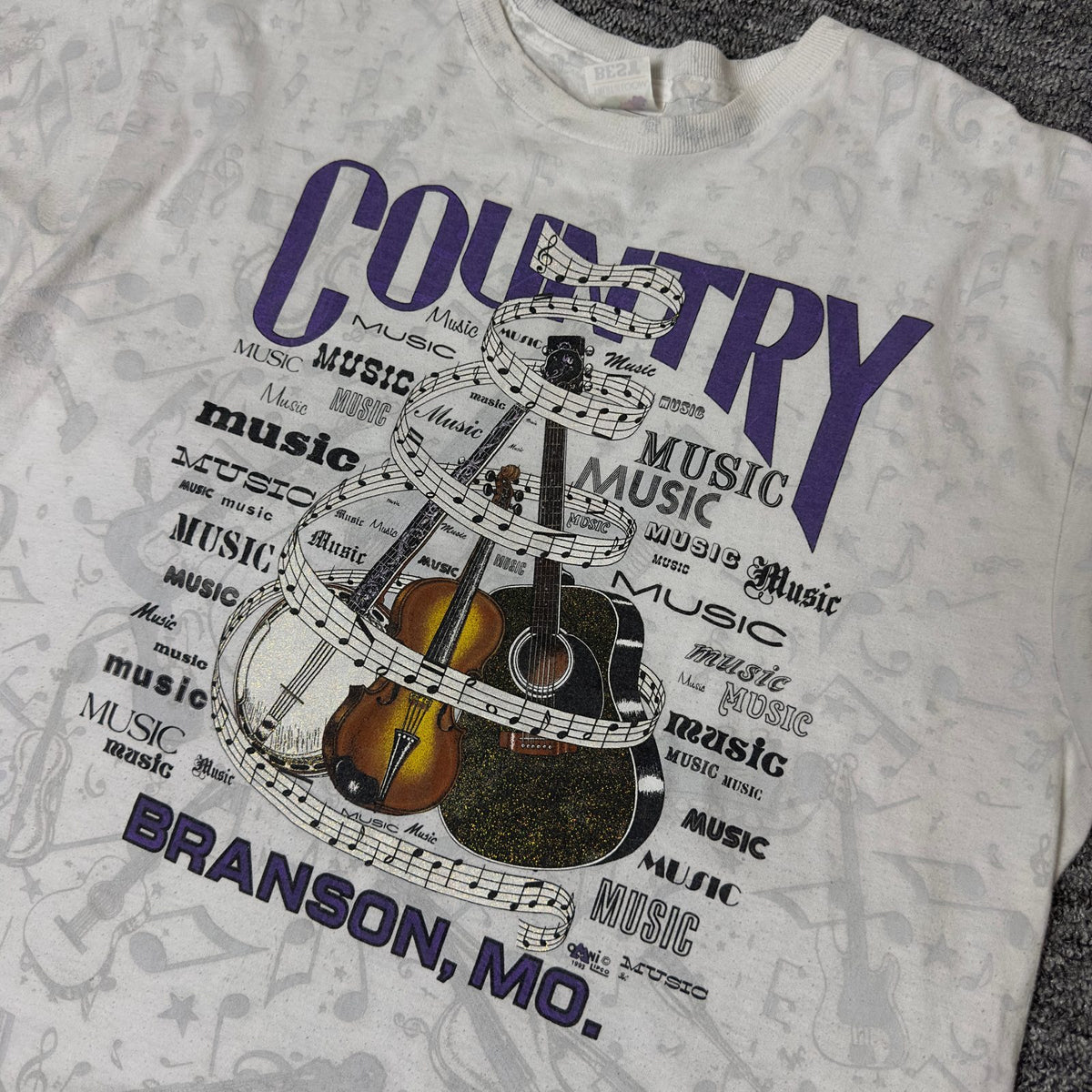 Vintage 1993 Branson MO Country Music Tee Mens XL
