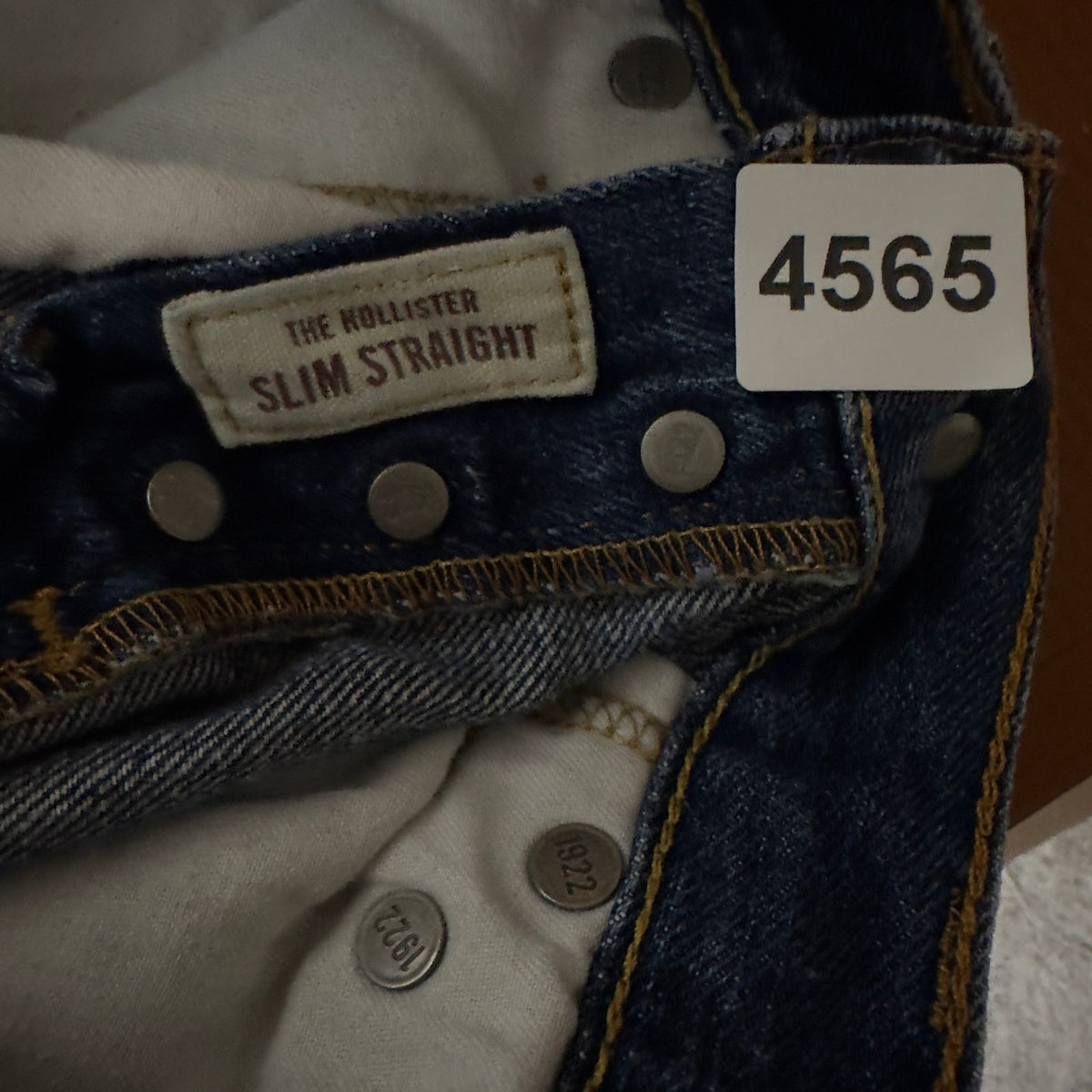Y2K Hollister Slim Straight Jeans Mens 29x30 Med Wash