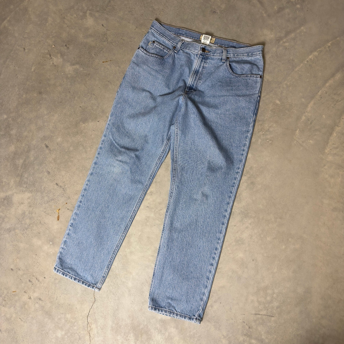 Vintage LL Bean Classic Fit Jeans Mens 35x30 Light Blue