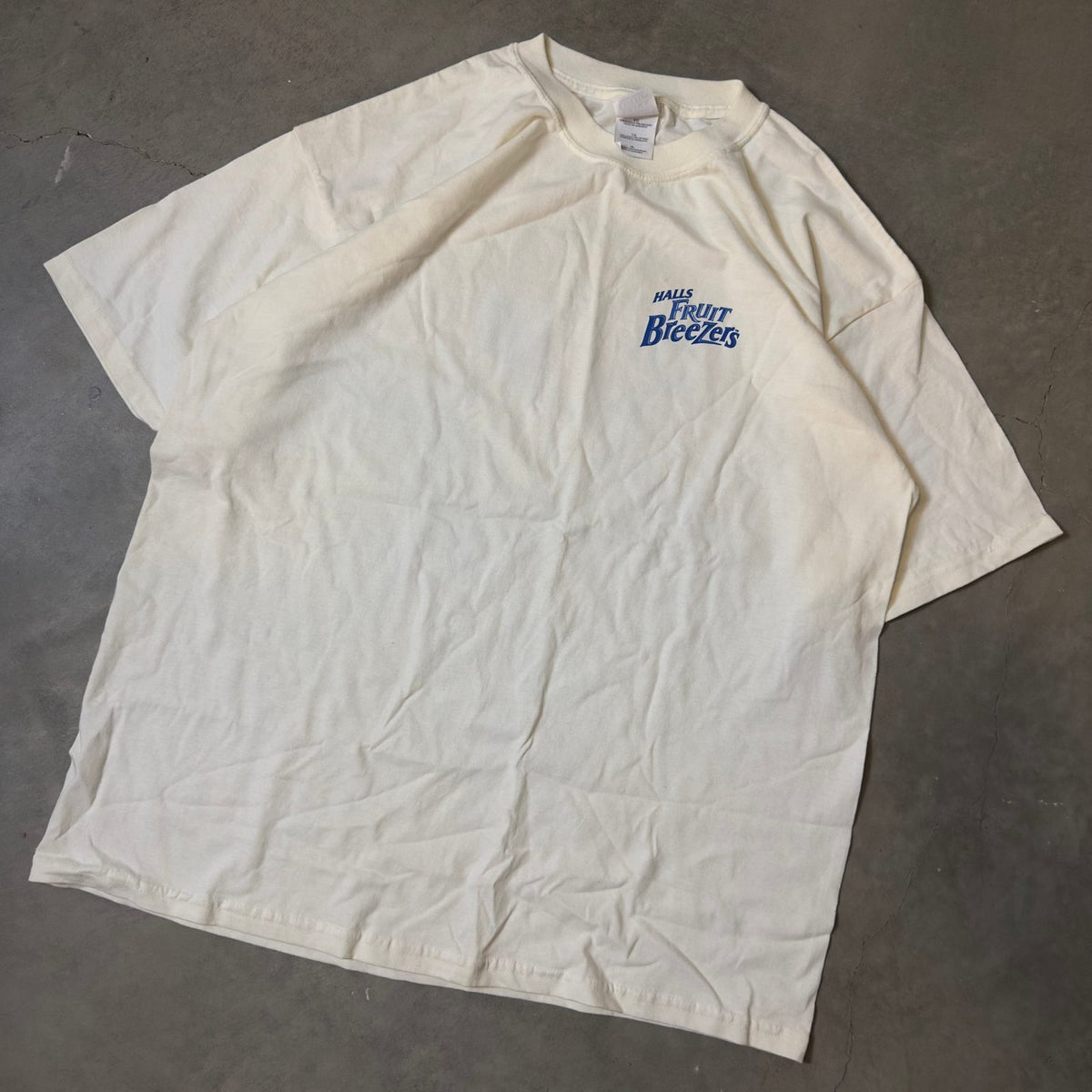 RARE Vintage Halls Fruit Breezers Pharma Promo Tee XL
