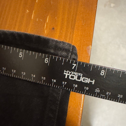 Hugo Boss Straight Leg Jeans Mens 38x32 Faded Black Stretch