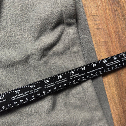 Columbia Quarter Zip Fleece Pullover Mens XL Black Grey