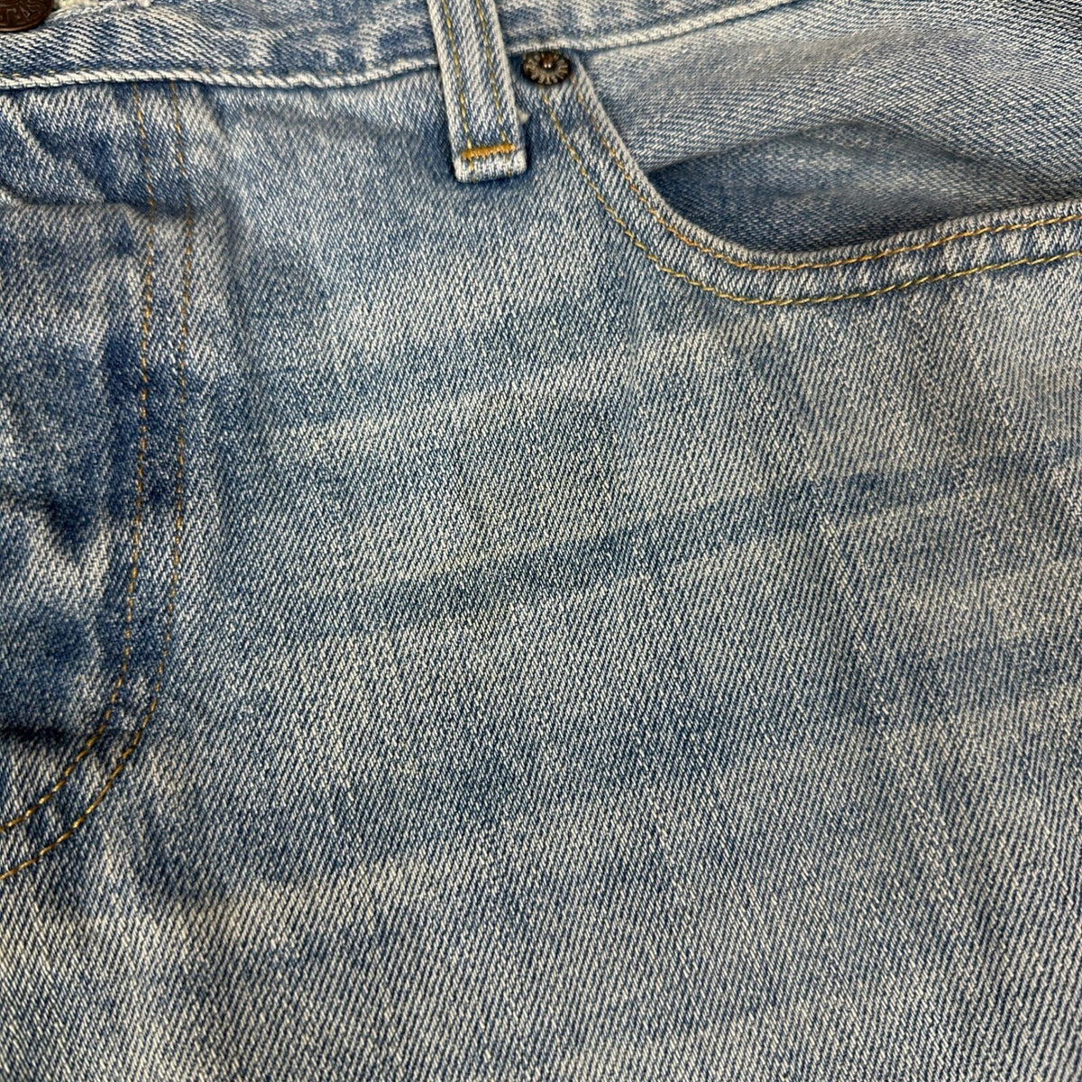 Hollister Classic Straight Jeans Mens 36x34 Light Wash Denim