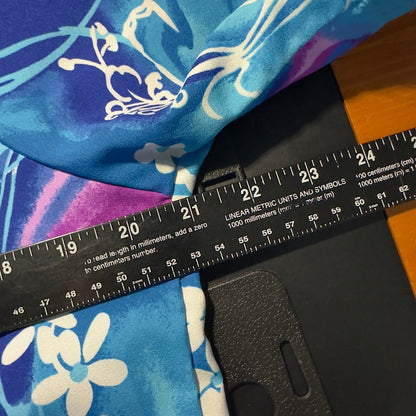 Vintage Hukilau Hawaiian Shirt Mens S Purple Floral Aloha