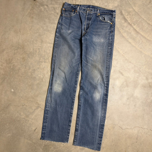 Levi's 501 Jeans Mens 36x31 Blue Straight Leg Baggy Heritage Streetwear