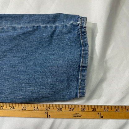 Lee Womens 8 Blue Bootcut Jeans Low Rise Medium Wash