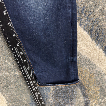 Silver Jeans Suki Skinny Crop Womens W28 L25 Dark Indigo