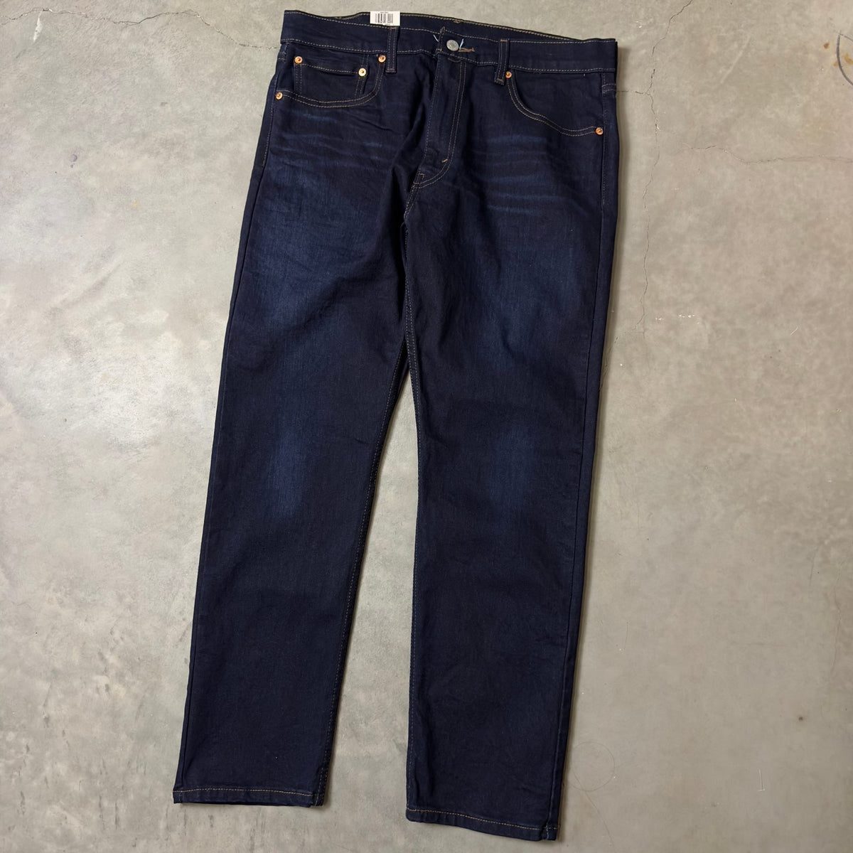NWT Levi's 502 Taper Stretch Jeans Mens 36x30 Dark Indigo