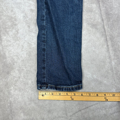 Levi's 502 Regular Taper Jeans Mens 31x30 Dark Blue Baggy