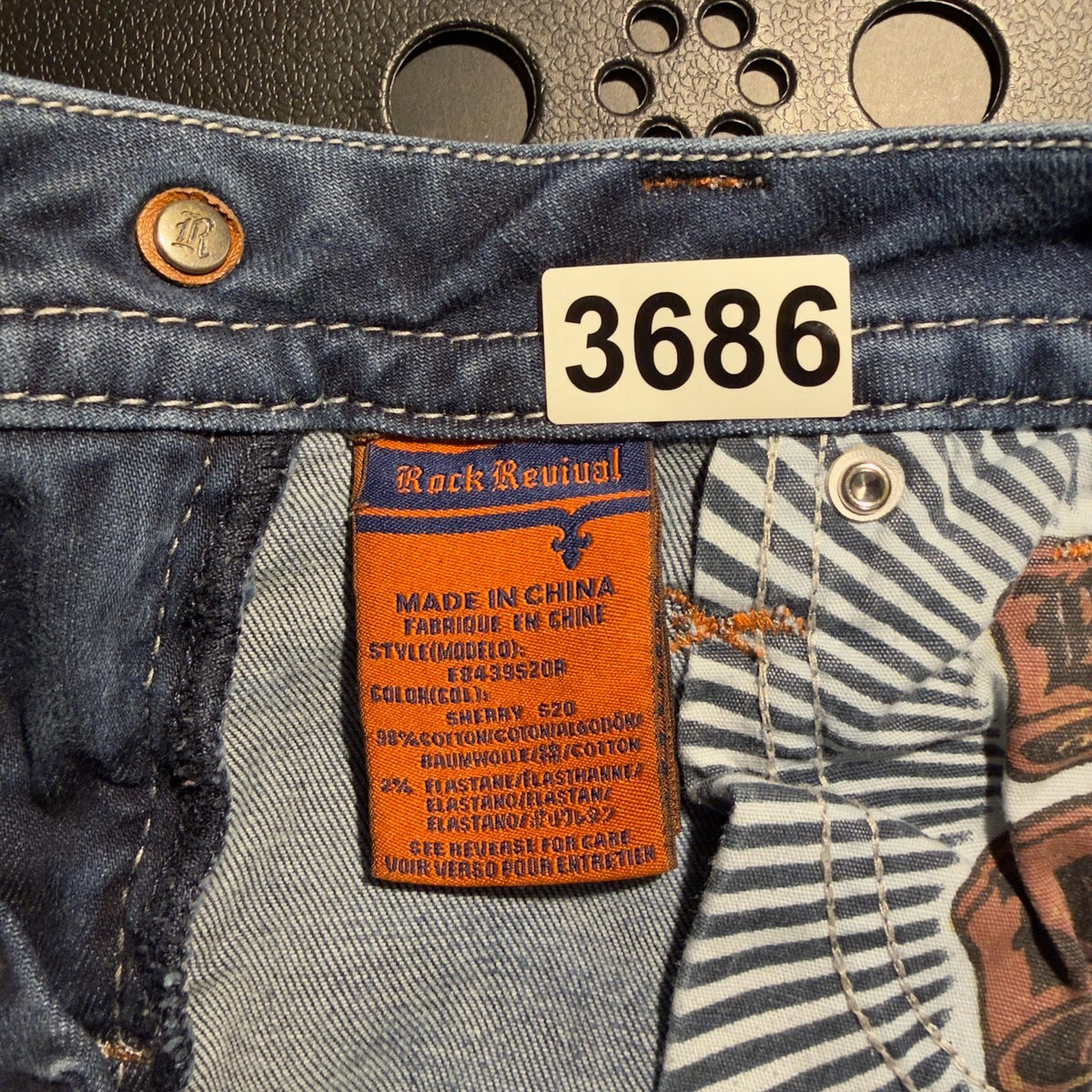 Rock Revival Celeste Skinny Jeans Womens 27 Blue