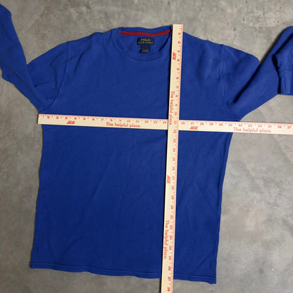 Polo Ralph Lauren Blue Long Sleeve Thermal Tee XL