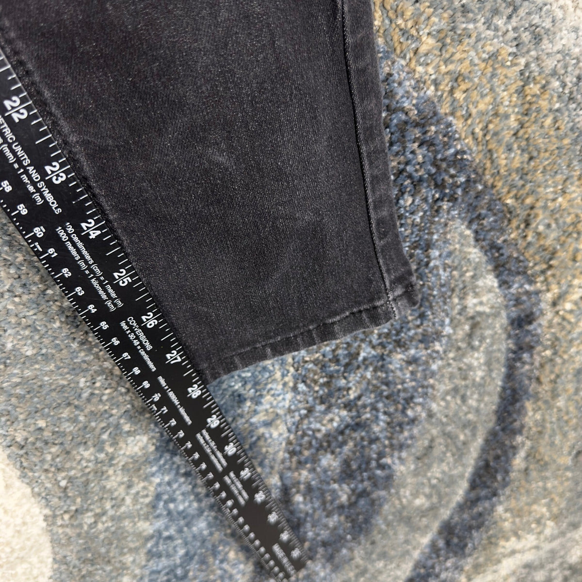 Levis 510 Skinny Jeans Womens 12 Black Faded Stretch Grunge