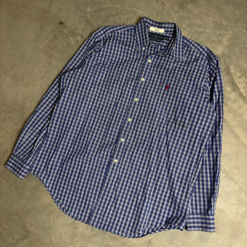 Ralph Lauren Classic Fit Check Shirt Mens 16.5 L
