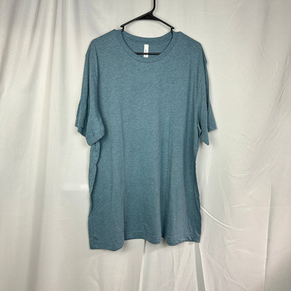 NWT Bella Canvas T-Shirt Lot Mens 2XL Blue Heathered 3pk