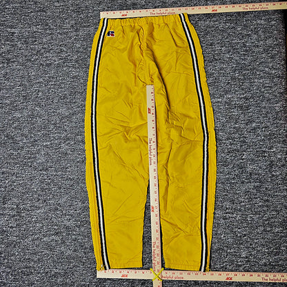 Vintage Russell Athletic Track Pants Mens XXS Yellow