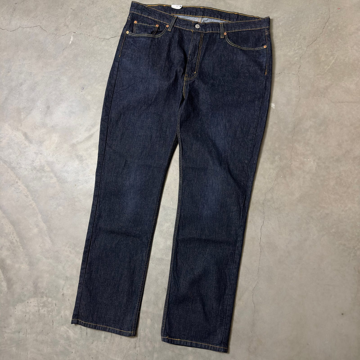 NWT Levi's 514 Straight Jeans Mens 40x32 Dark Indigo