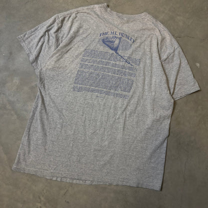 Vintage H.L. Hunley Charleston SC Submarine Graphic Tee XL