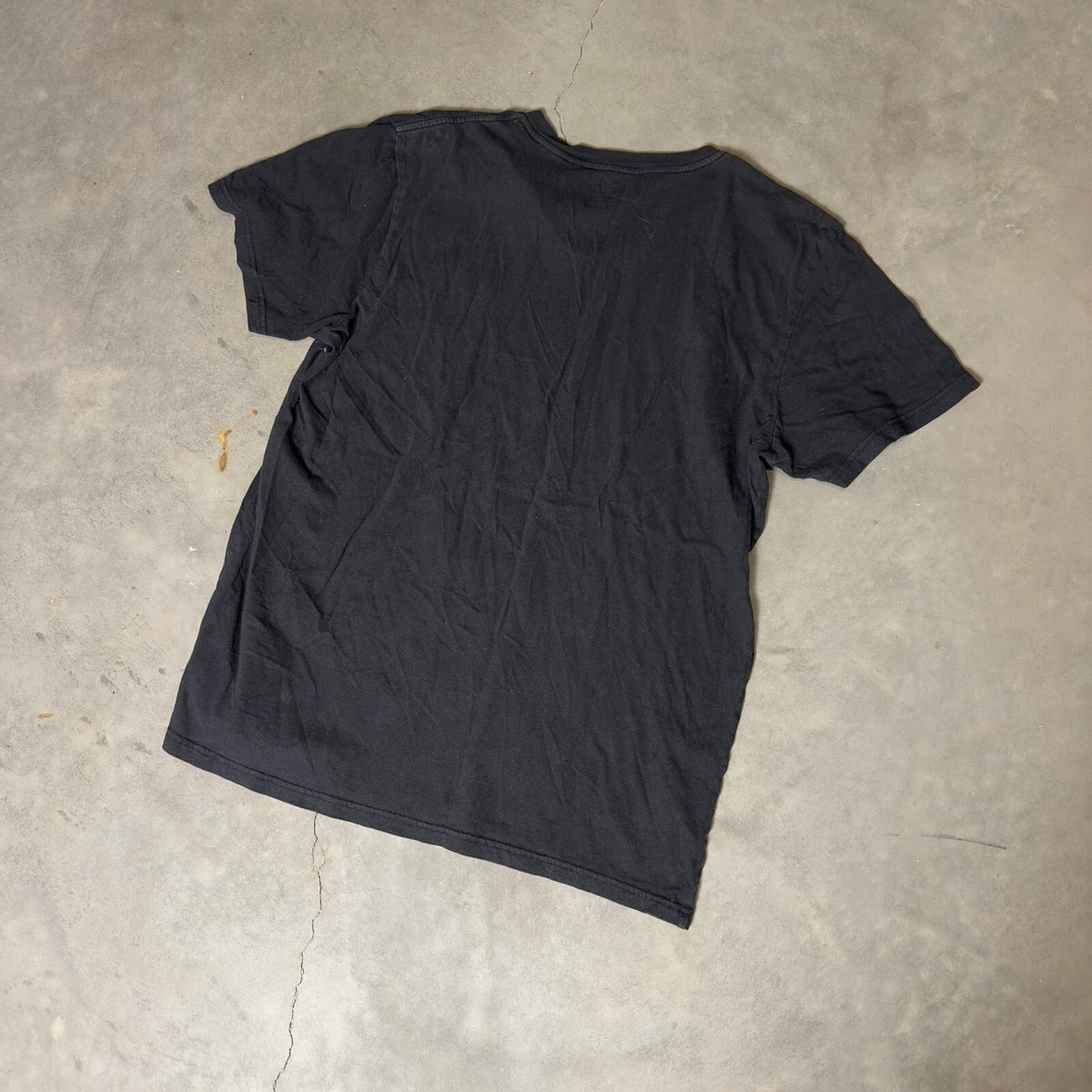 Y2K Oakley V-Neck T-Shirt Mens XL Black Sportswear Gorpcore