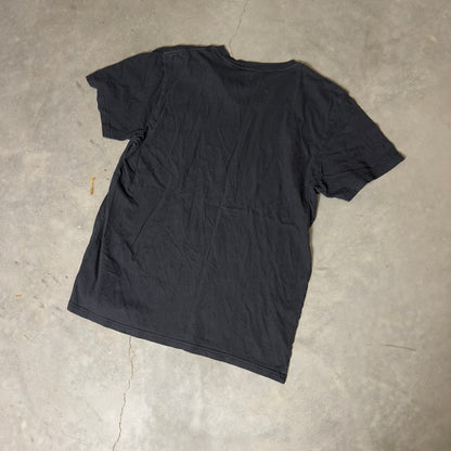 Y2K Oakley V-Neck T-Shirt Mens XL Black Sportswear Gorpcore