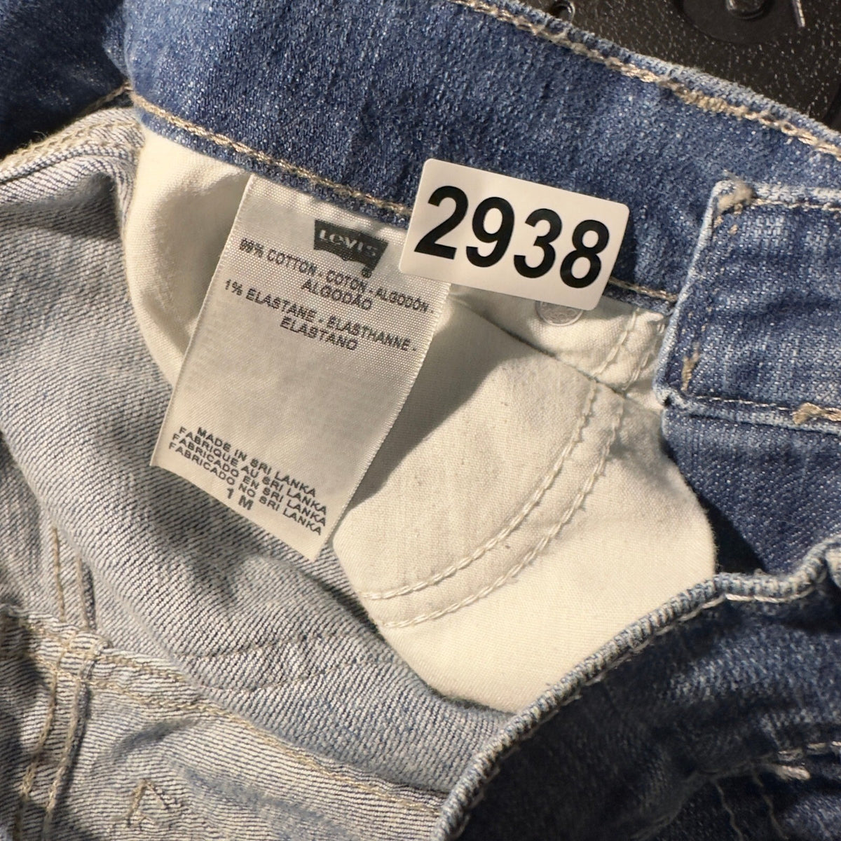 Levi's Straight Leg Jeans Womens 1M Blue Medium Wash