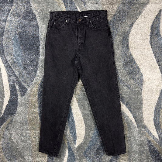 Vintage Levis 550 Orange Tab Jeans Mens 34x34 Black Relaxed