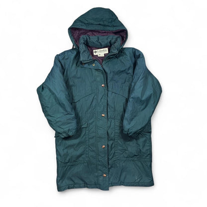 Vintage Columbia Parka Womens Large Green Outdoor Jacket