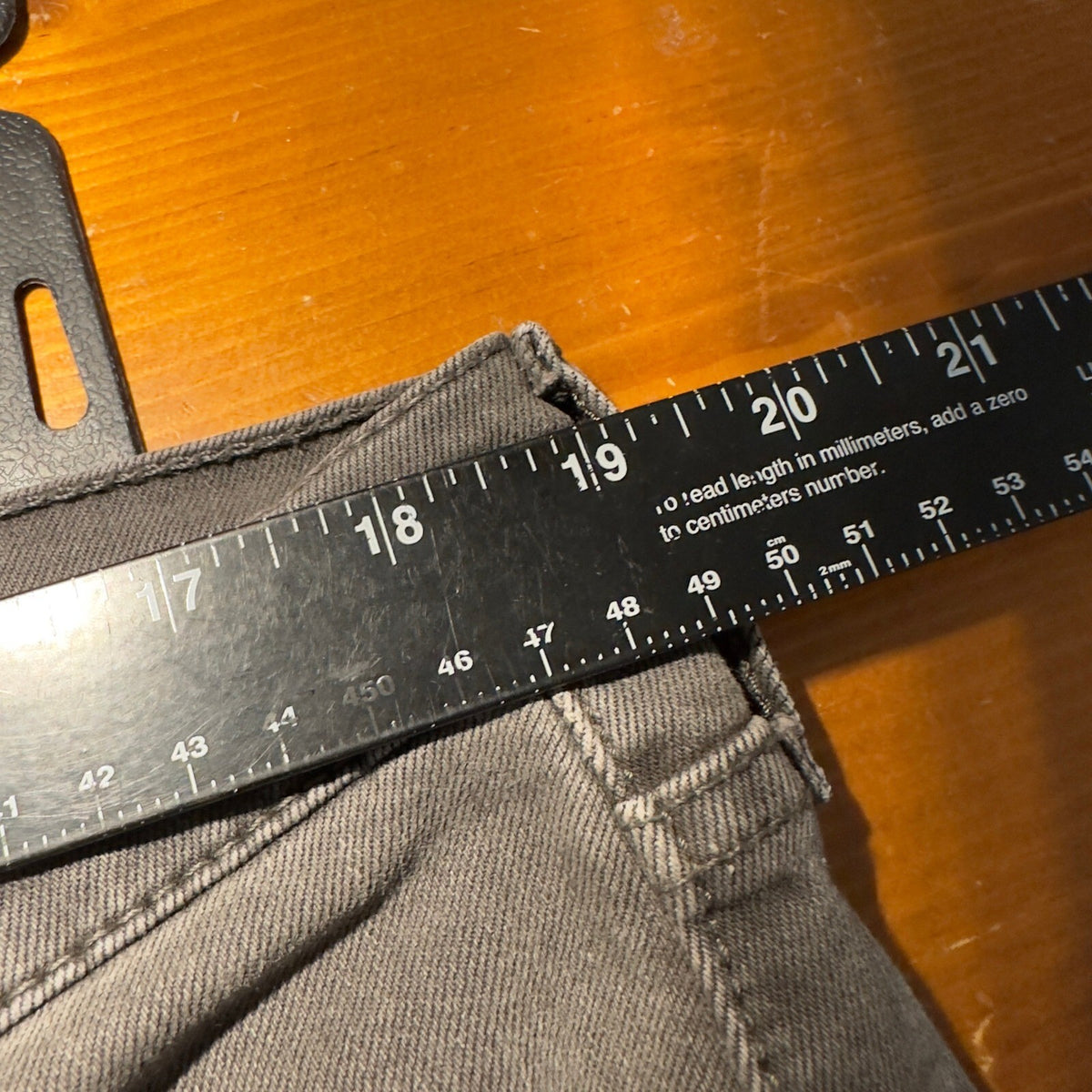 Levis 512 Slim Taper Jeans Mens 38x32 Charcoal Grey Minimal