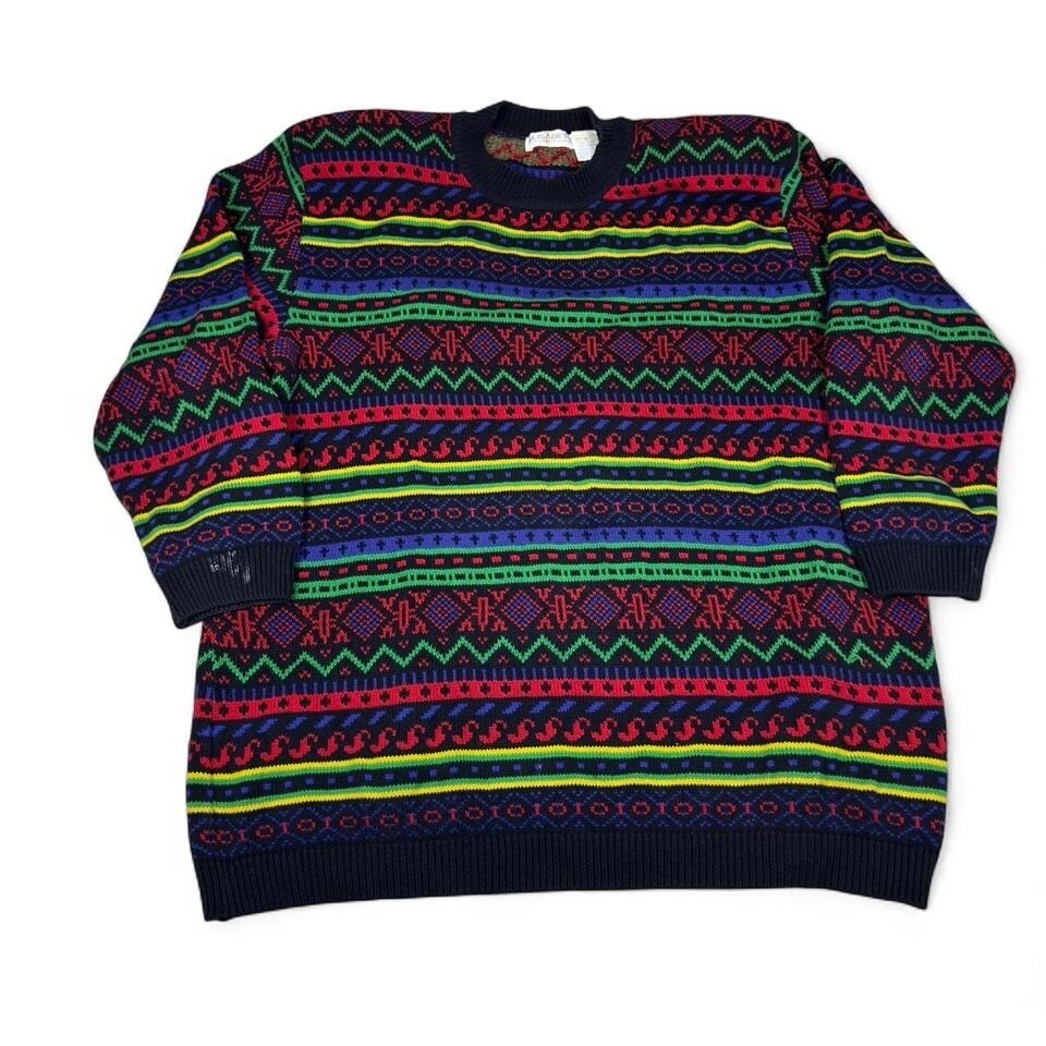 Vintage Elisabeth Liz Claiborne Knit Sweater Womens 2 Retro