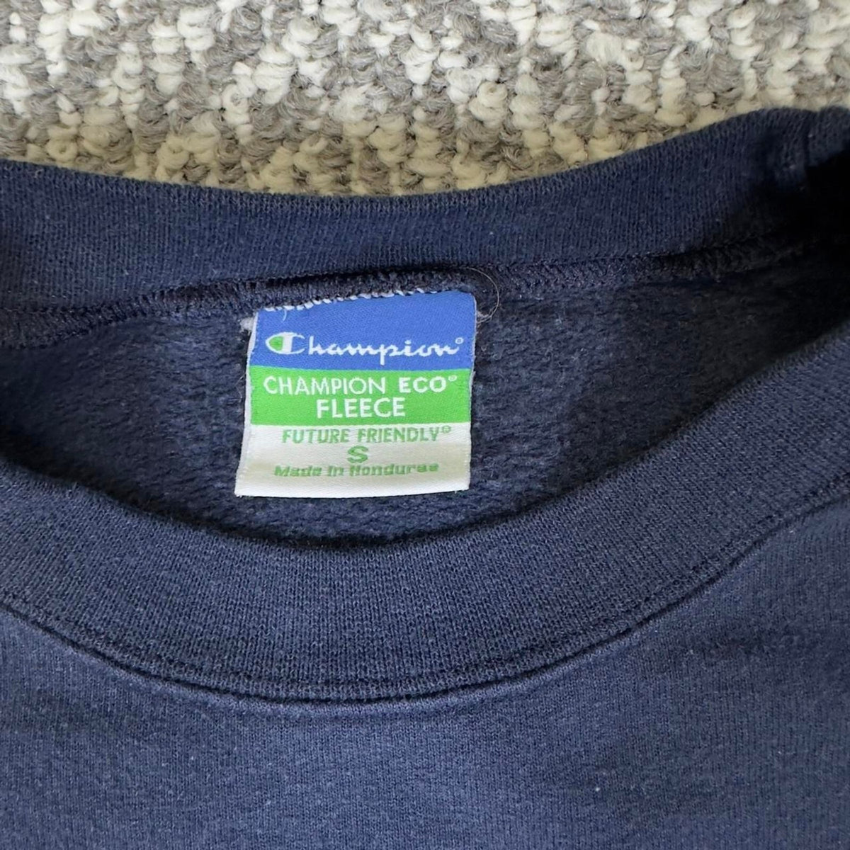 Vintage Y2K Champion Xavier Sweatshirt Men S Navy Collegiate