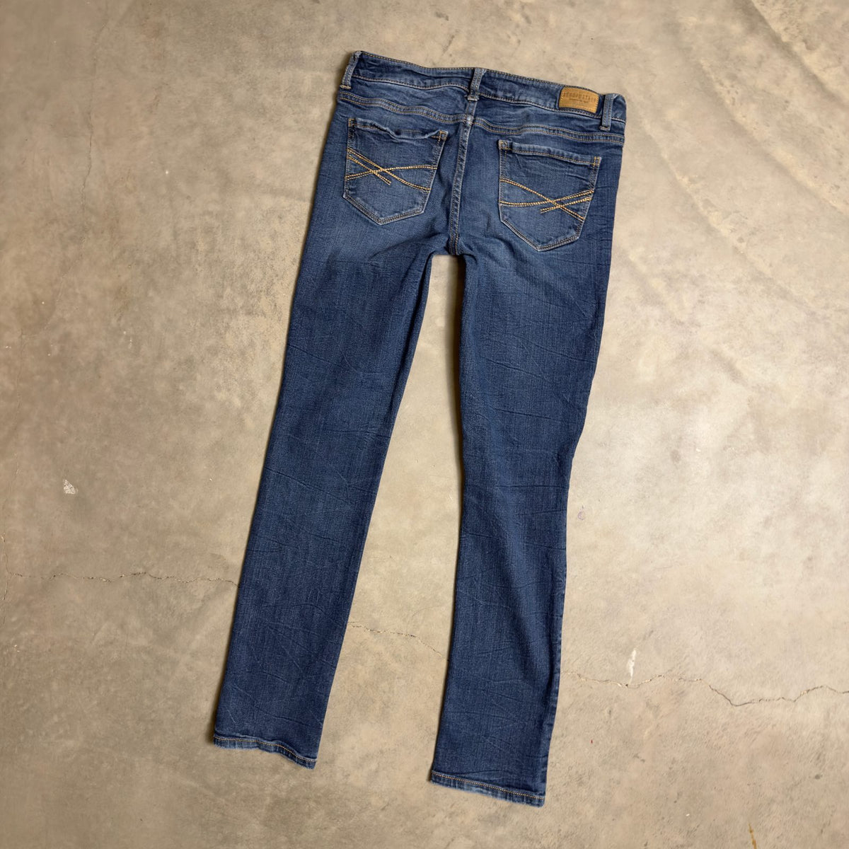 Aeropostale Skinny Jeans Womens 4 Short Blue
