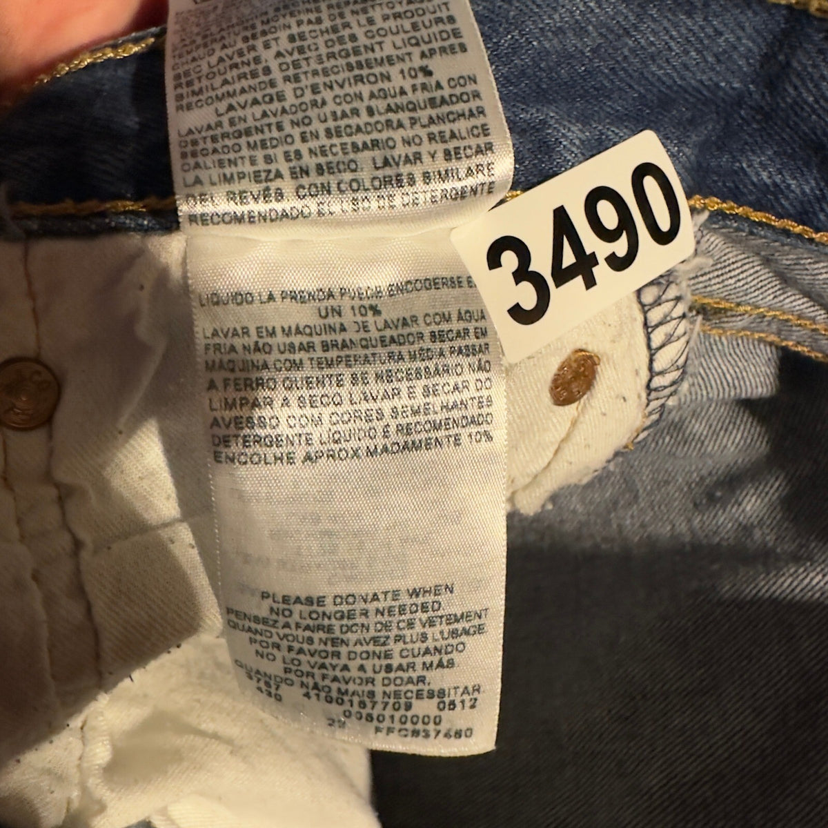 Vintage Y2K Levi's 501 Original Fit Jeans Mens 33x36 Blue