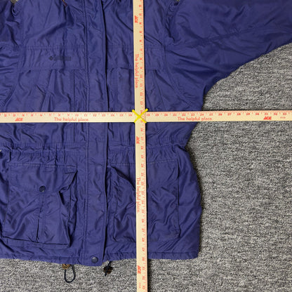 Columbia Hooded Parka Jacket Womens L Purple Gorpcore